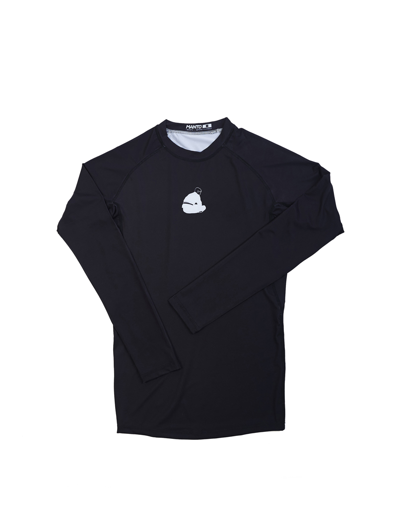 MANTO ruinism RASHGUARD - BLACk